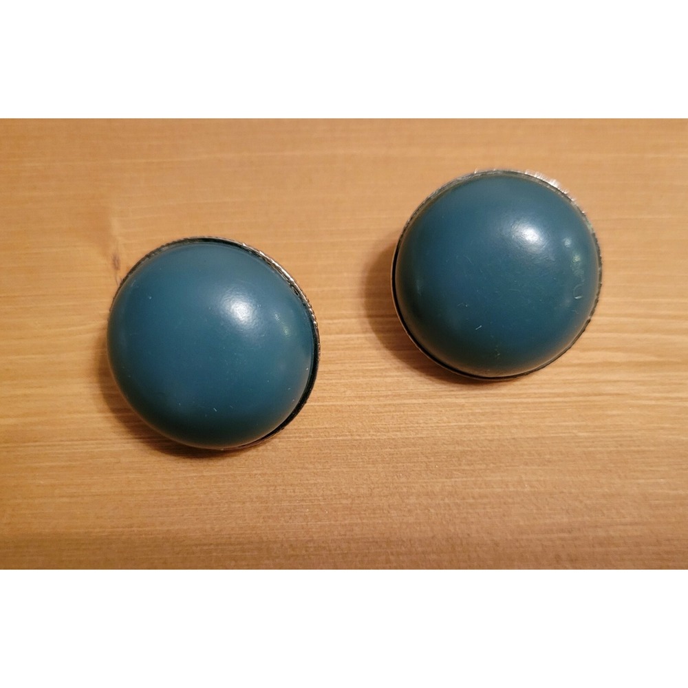 VINTAGE SARAH COVENTRY ROUND CLIP-ON EARRINGS - Nice - Picture 2 of 12